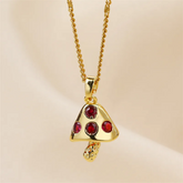 Mini Mushroom Necklace